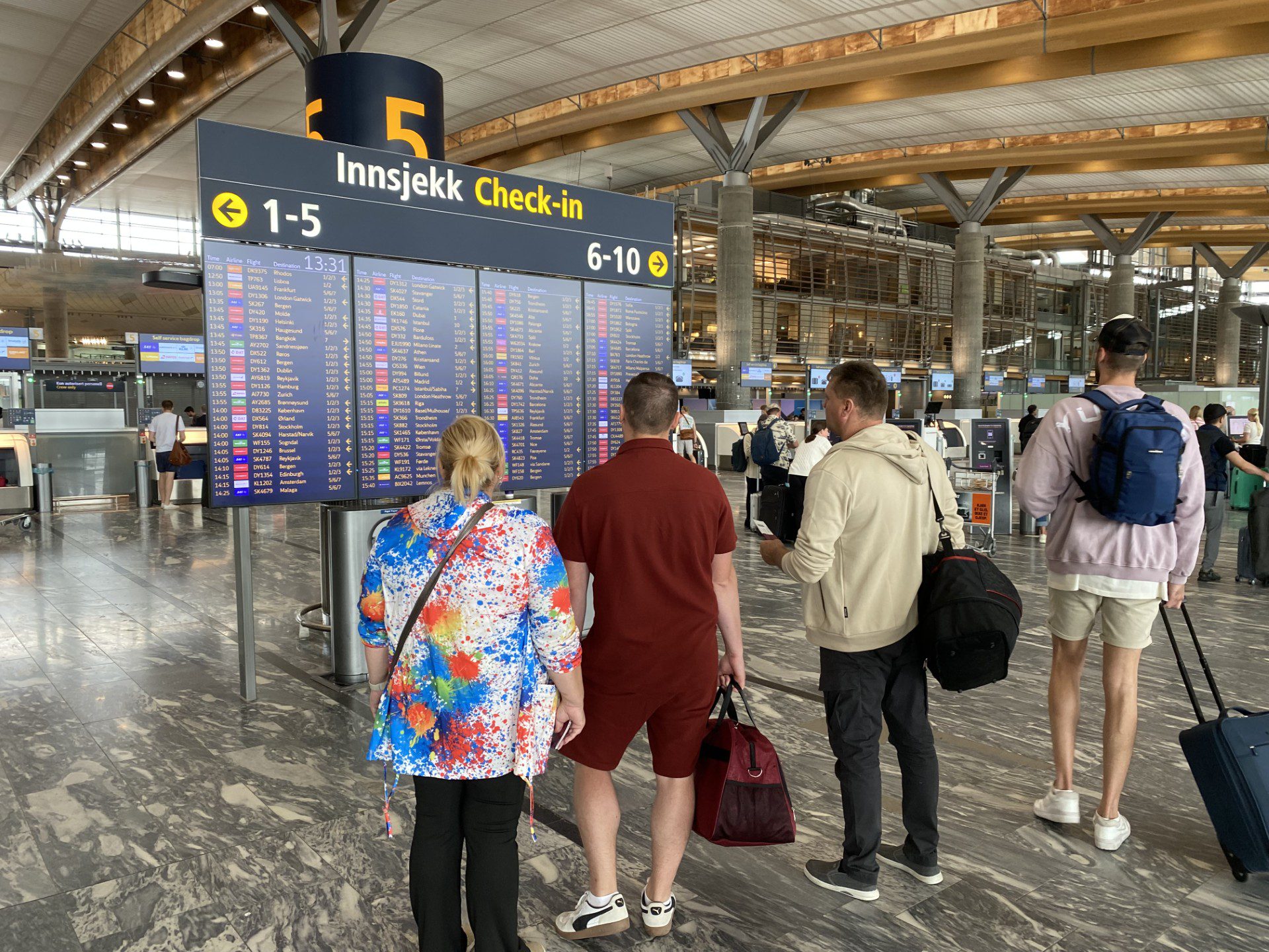 Travleste dag på Gardermoen siden pandemien